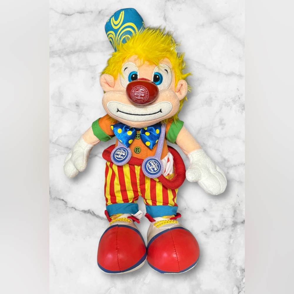 NWOT Vintage Ringling Bros. And Barnum & Baily Circus Clown Doll Greatest Show